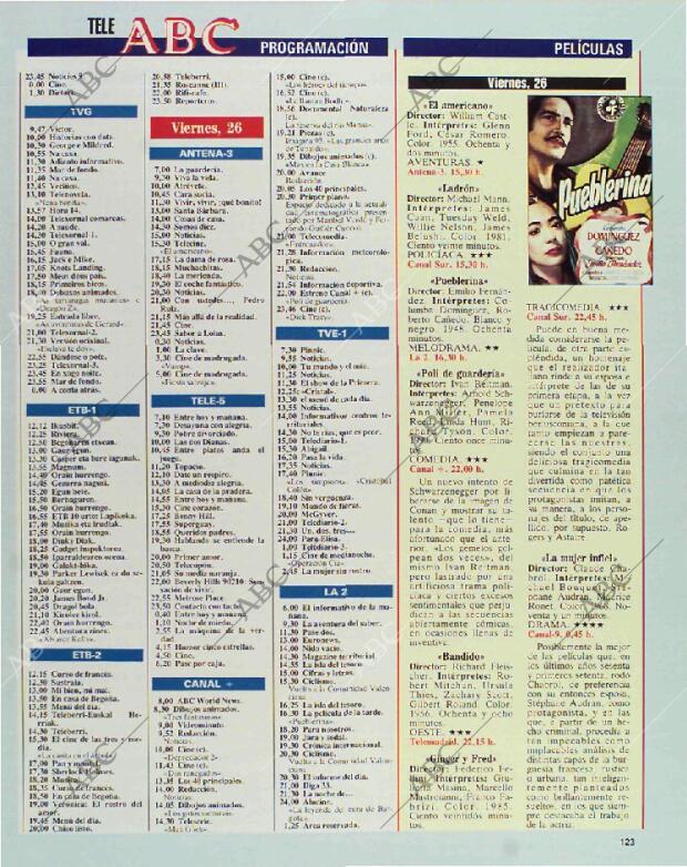 BLANCO Y NEGRO MADRID 21-02-1993 página 123