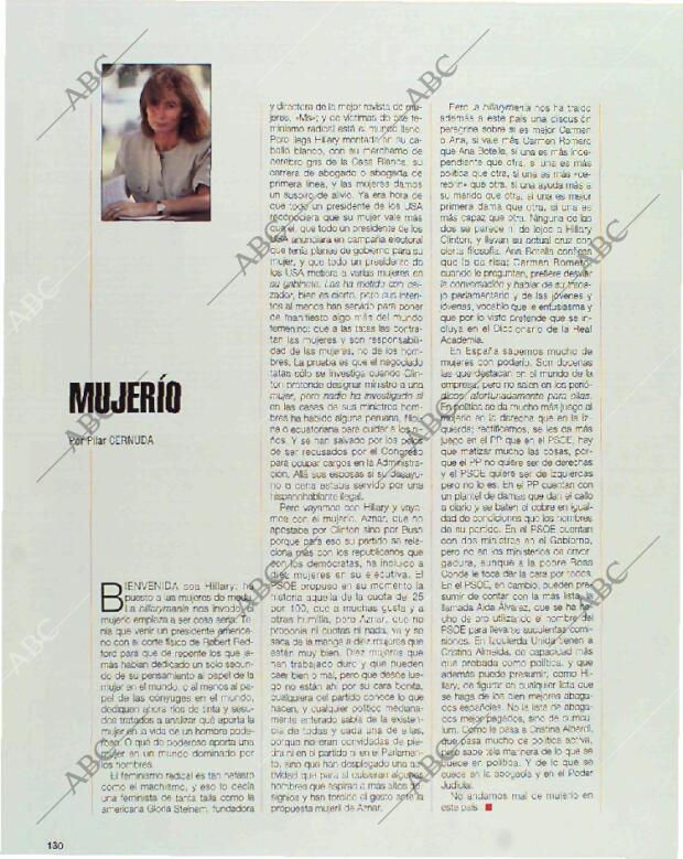 BLANCO Y NEGRO MADRID 21-02-1993 página 130