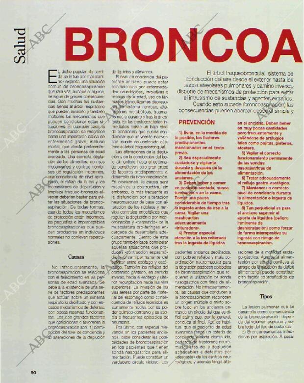 BLANCO Y NEGRO MADRID 21-02-1993 página 90