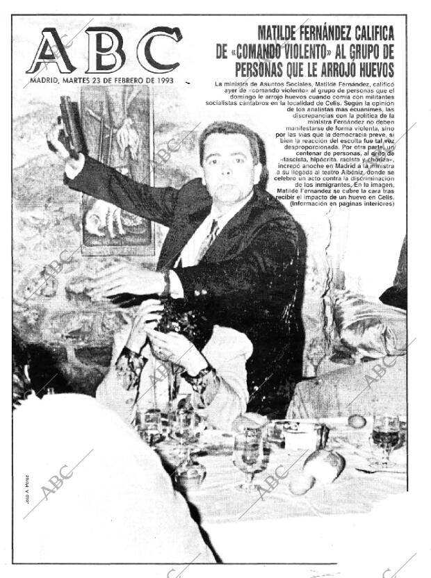 ABC MADRID 23-02-1993 página 1