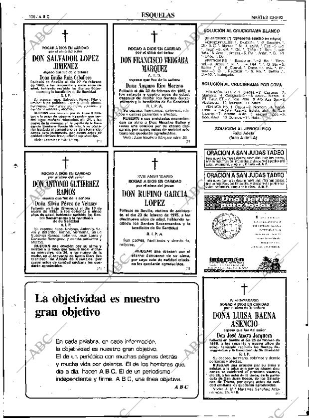 ABC SEVILLA 23-02-1993 página 100