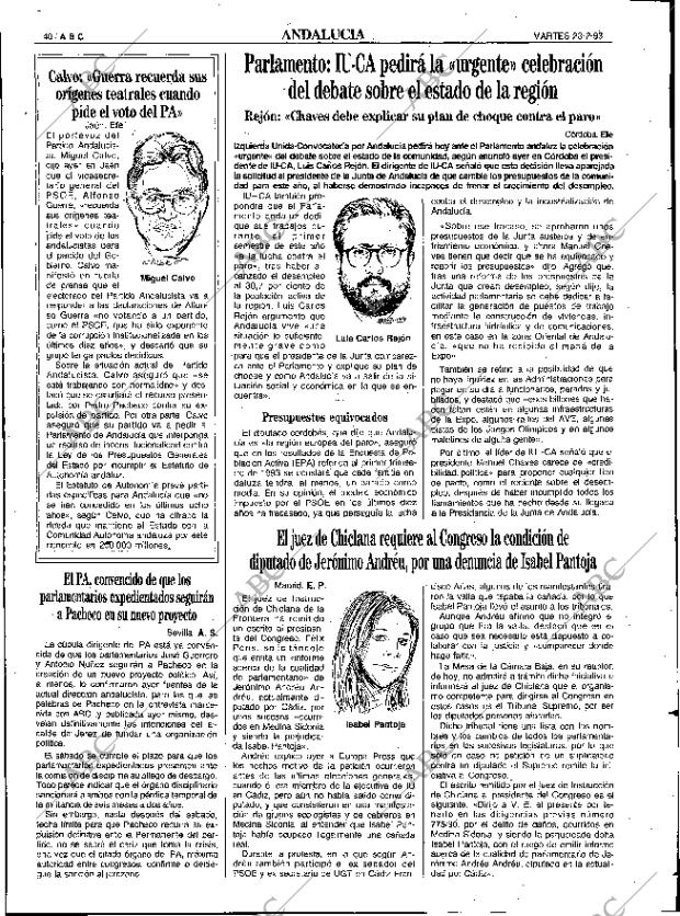 ABC SEVILLA 23-02-1993 página 40