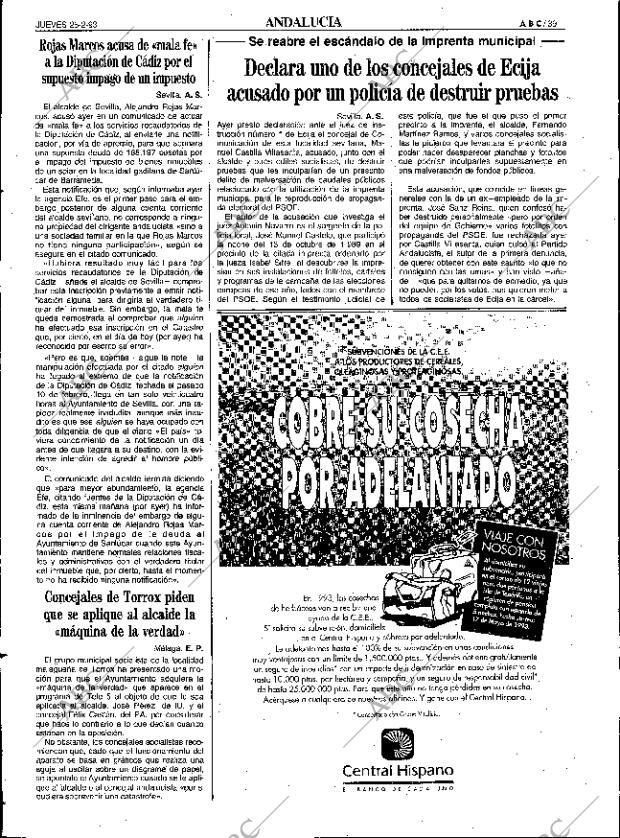 ABC SEVILLA 25-02-1993 página 39