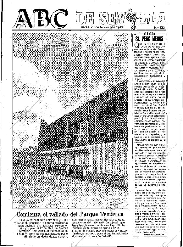 ABC SEVILLA 25-02-1993 página 49