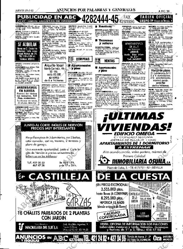 ABC SEVILLA 25-02-1993 página 95