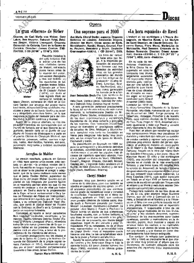 ABC SEVILLA 26-02-1993 página 91