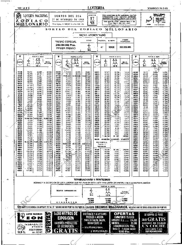 ABC SEVILLA 28-02-1993 página 122