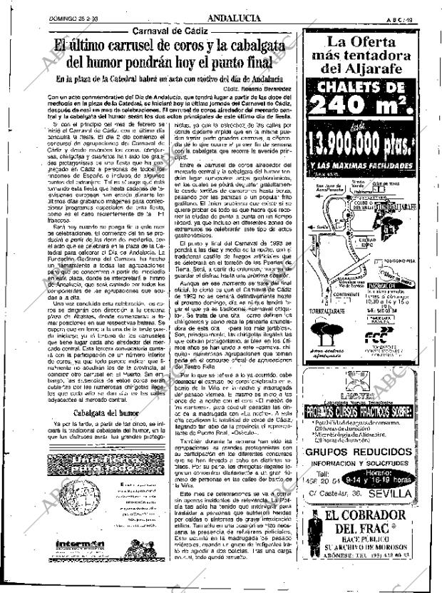 ABC SEVILLA 28-02-1993 página 49