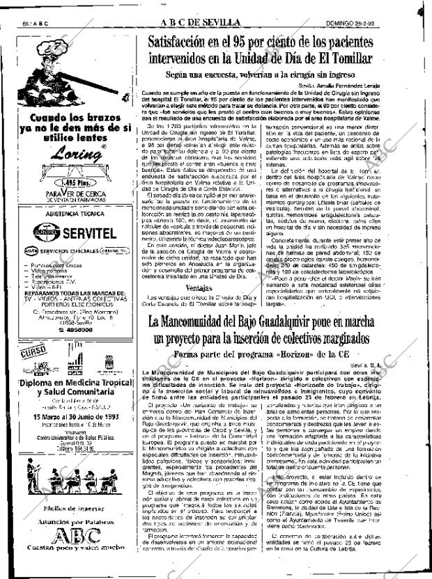 ABC SEVILLA 28-02-1993 página 66