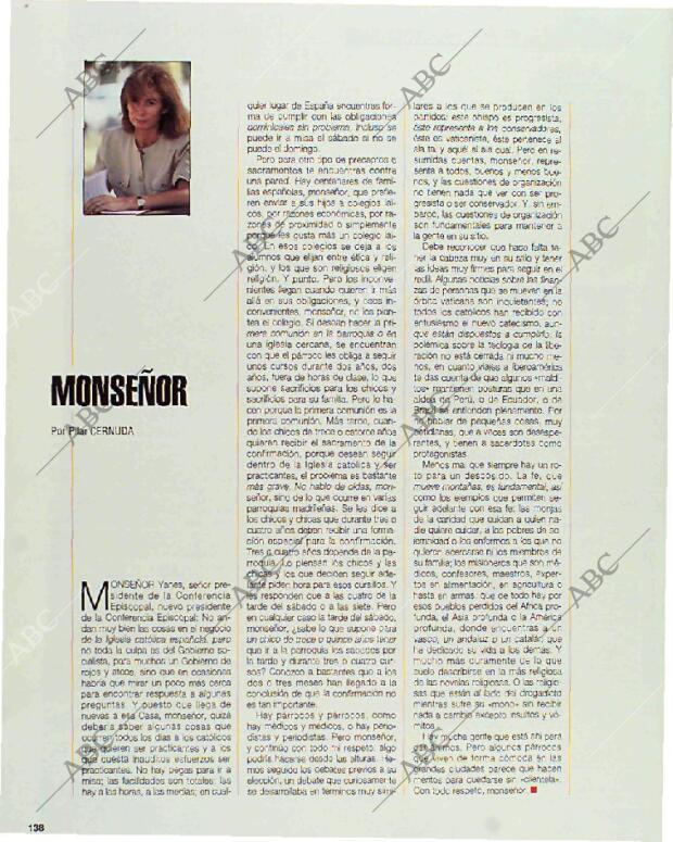 BLANCO Y NEGRO MADRID 28-02-1993 página 138