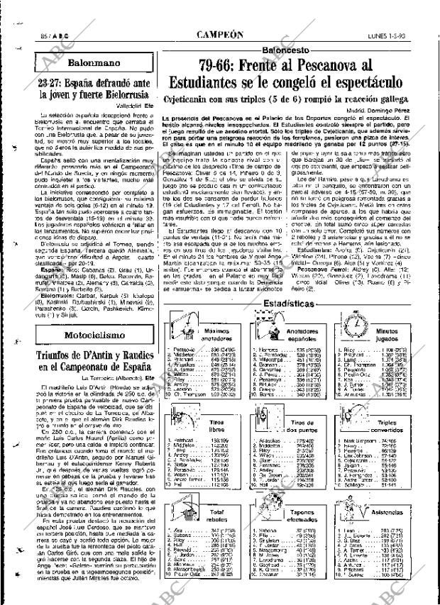 ABC MADRID 01-03-1993 página 86