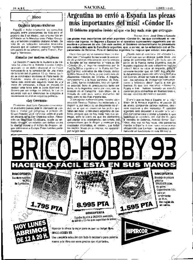 ABC SEVILLA 01-03-1993 página 24