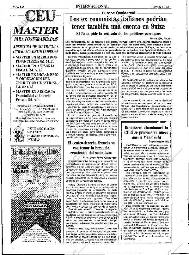 ABC SEVILLA 01-03-1993 página 28