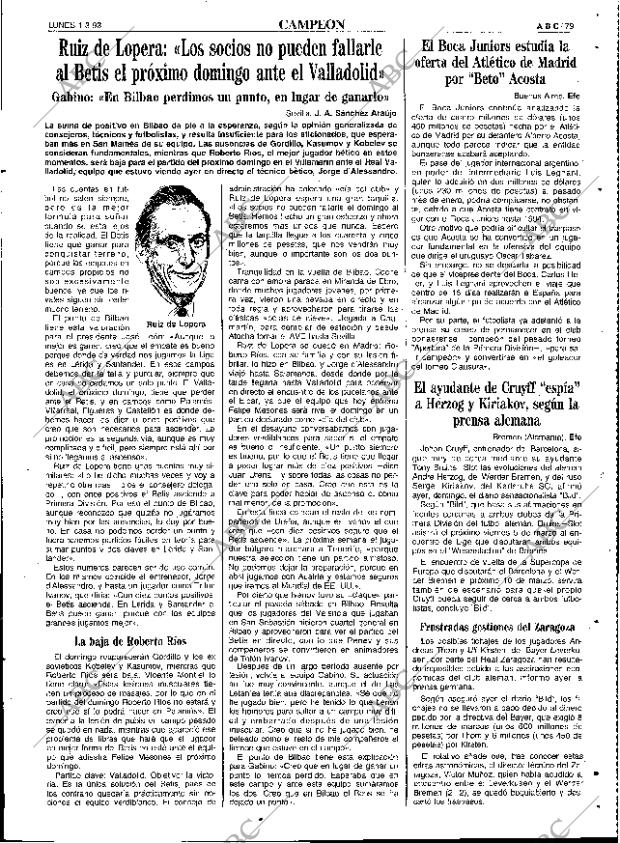 ABC SEVILLA 01-03-1993 página 79