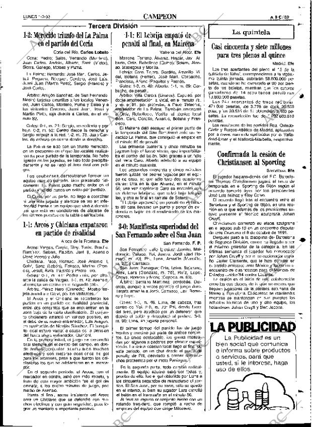 ABC SEVILLA 01-03-1993 página 89