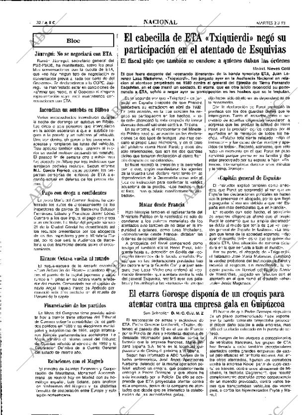 ABC MADRID 02-03-1993 página 32