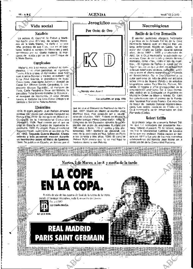 ABC MADRID 02-03-1993 página 66