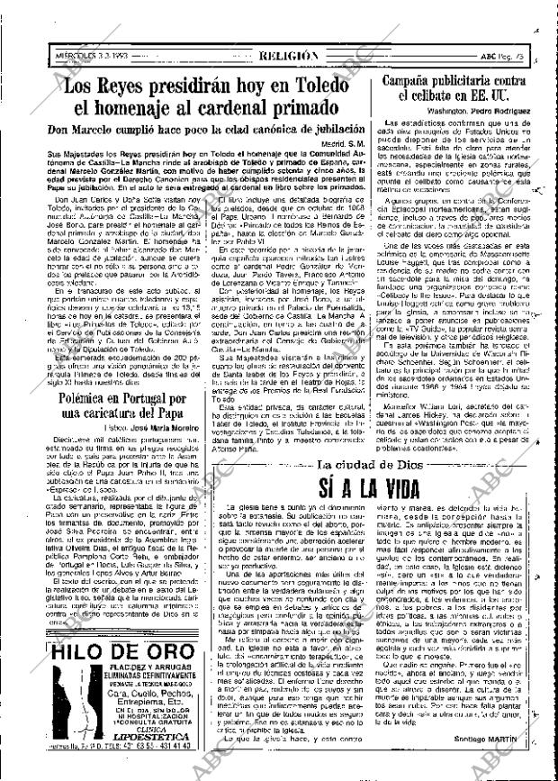 ABC MADRID 03-03-1993 página 73