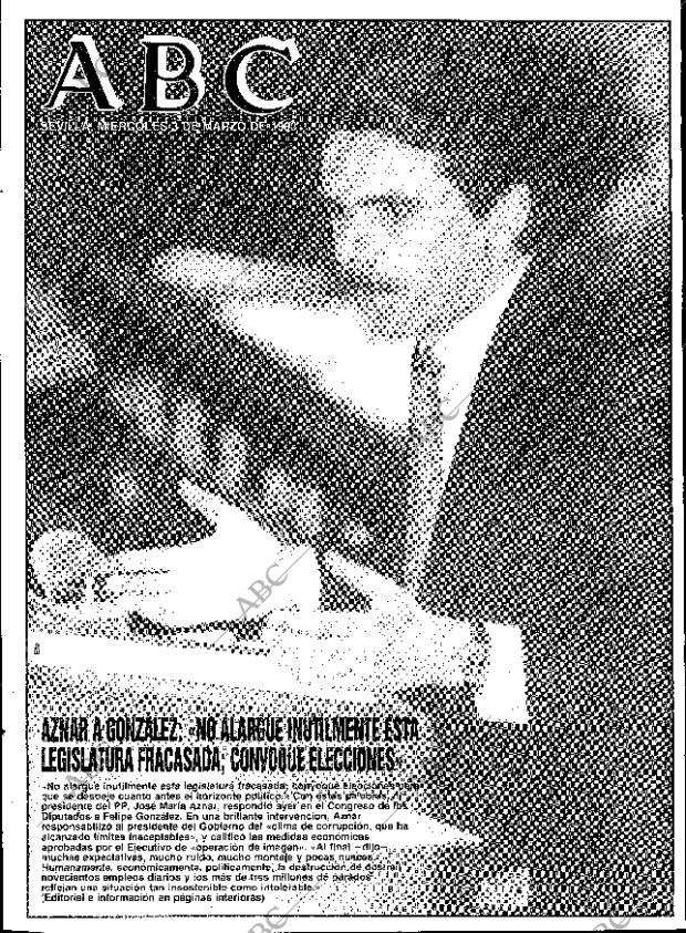 ABC SEVILLA 03-03-1993 página 1