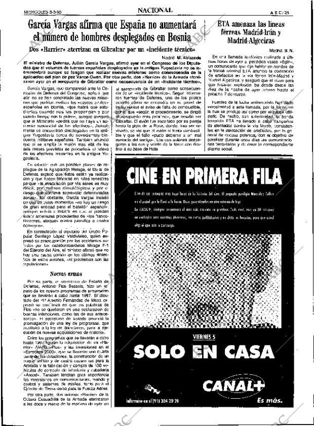 ABC SEVILLA 03-03-1993 página 25
