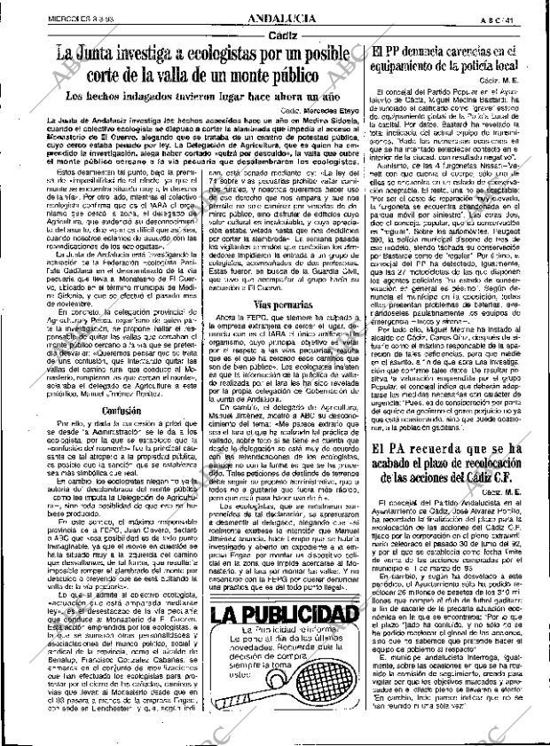 ABC SEVILLA 03-03-1993 página 41