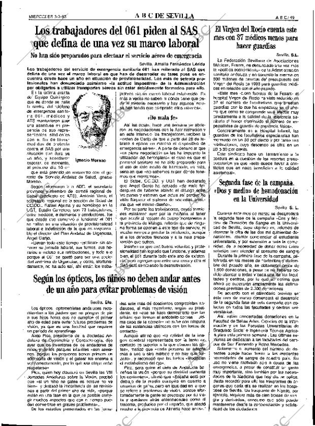 ABC SEVILLA 03-03-1993 página 49