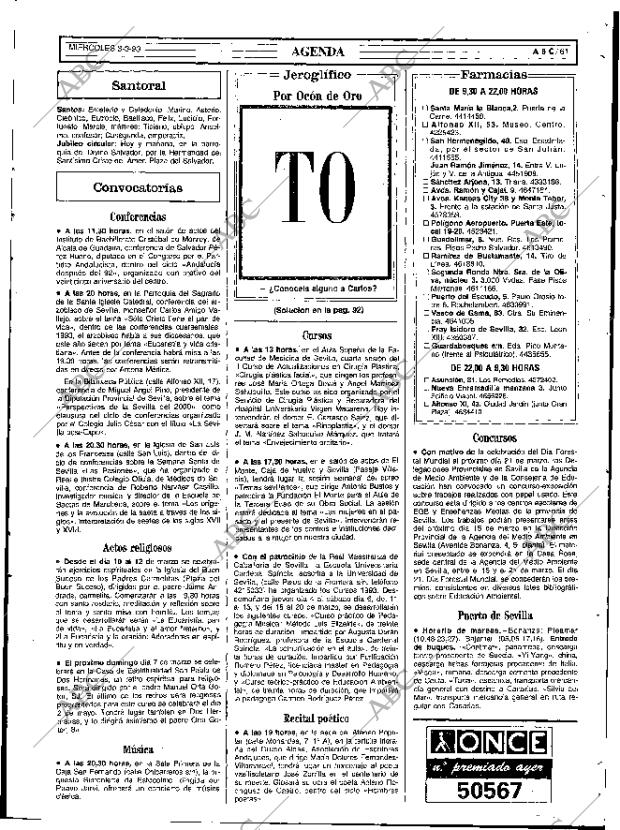 ABC SEVILLA 03-03-1993 página 61