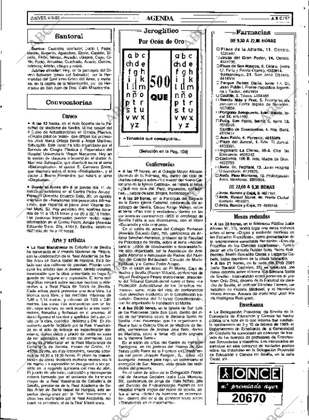 ABC SEVILLA 04-03-1993 página 67