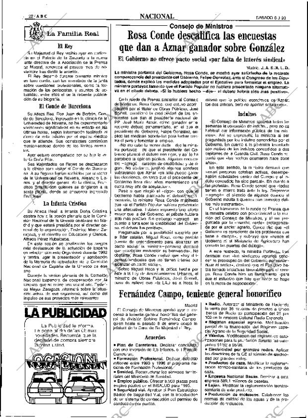 ABC SEVILLA 06-03-1993 página 22