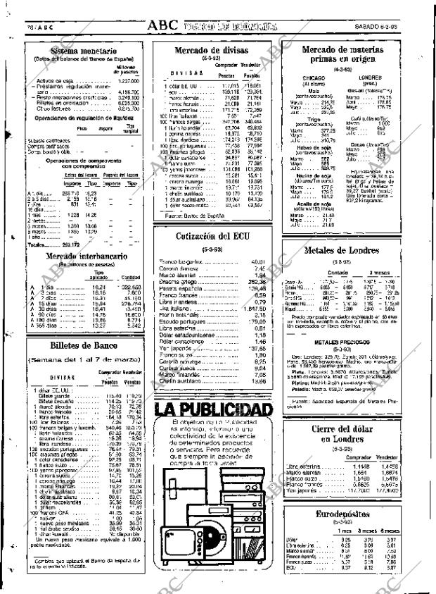 ABC SEVILLA 06-03-1993 página 78