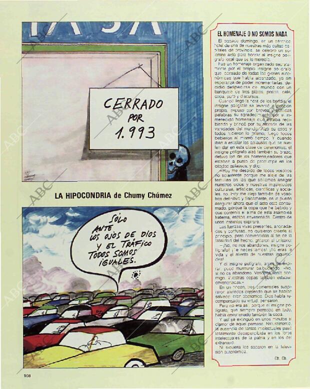 BLANCO Y NEGRO MADRID 07-03-1993 página 108