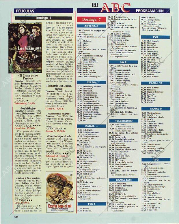 BLANCO Y NEGRO MADRID 07-03-1993 página 124