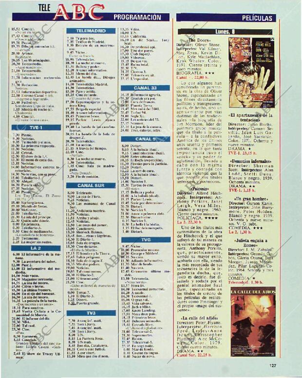 BLANCO Y NEGRO MADRID 07-03-1993 página 127