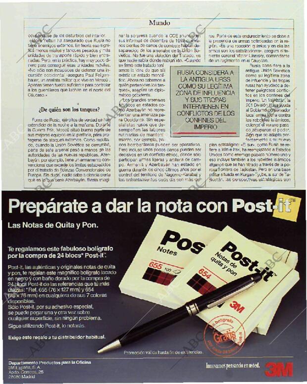 BLANCO Y NEGRO MADRID 07-03-1993 página 20