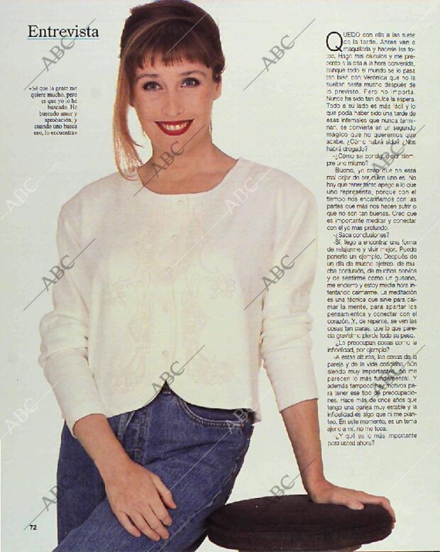 BLANCO Y NEGRO MADRID 07-03-1993 página 72