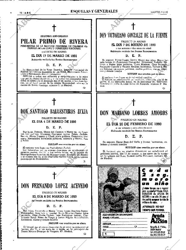 ABC MADRID 09-03-1993 página 98