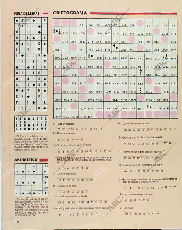 BLANCO Y NEGRO MADRID 14-03-1993 página 132