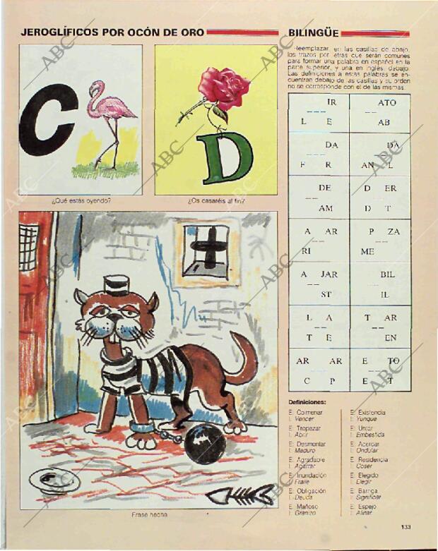 BLANCO Y NEGRO MADRID 14-03-1993 página 133