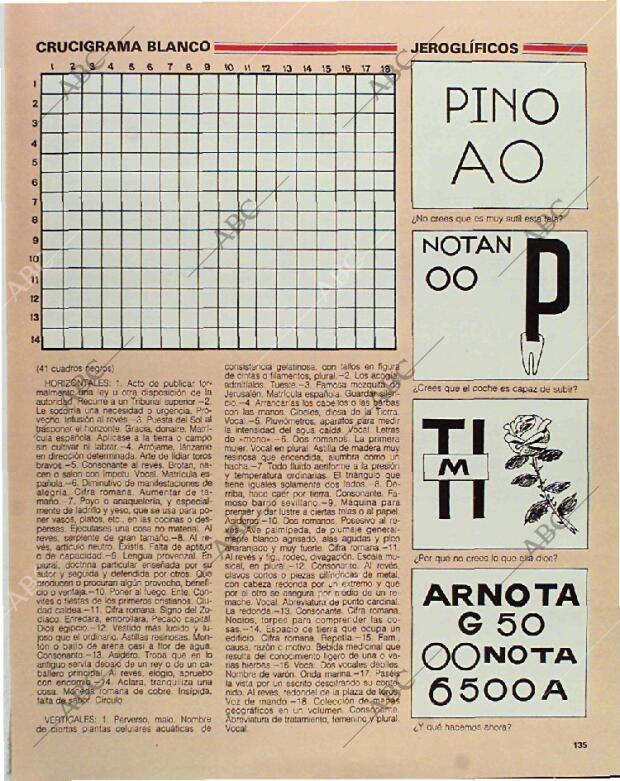 BLANCO Y NEGRO MADRID 14-03-1993 página 135