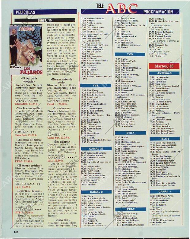 BLANCO Y NEGRO MADRID 14-03-1993 página 142