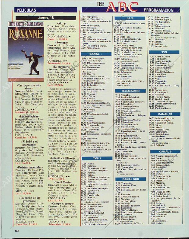 BLANCO Y NEGRO MADRID 14-03-1993 página 146