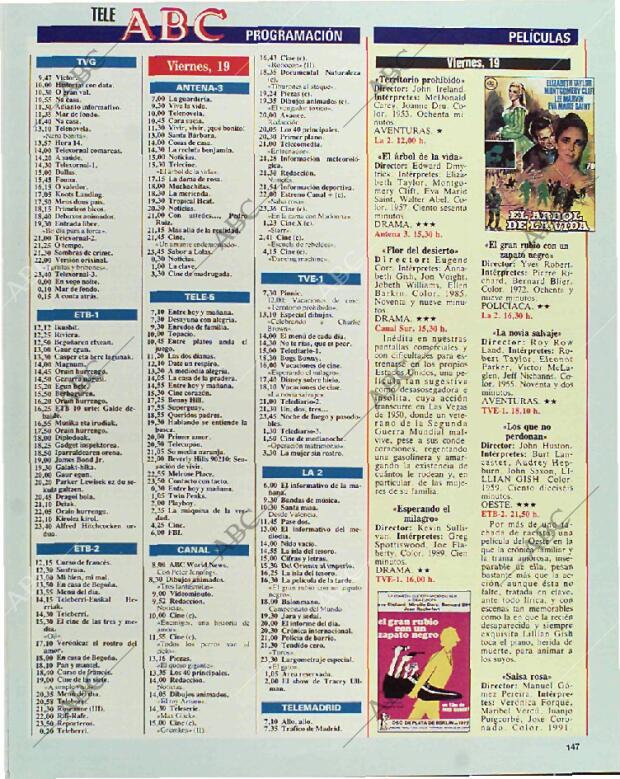 BLANCO Y NEGRO MADRID 14-03-1993 página 147