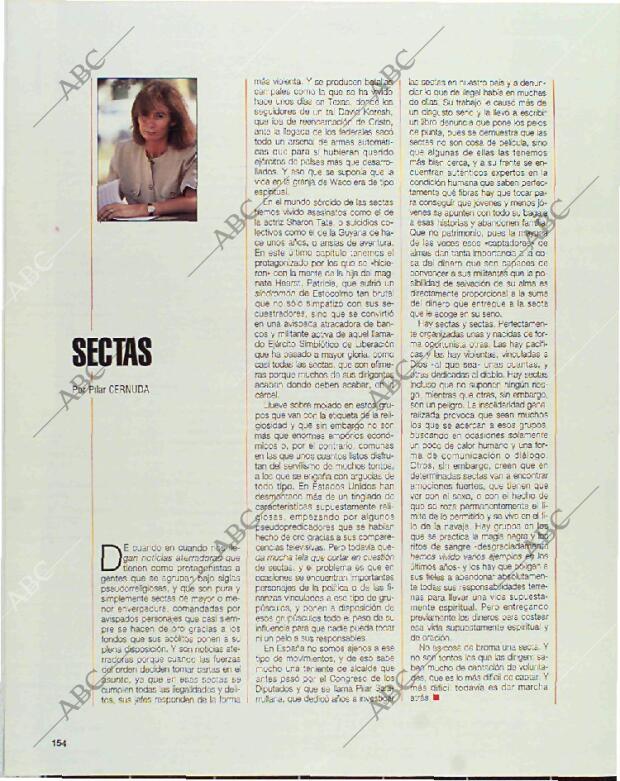 BLANCO Y NEGRO MADRID 14-03-1993 página 154