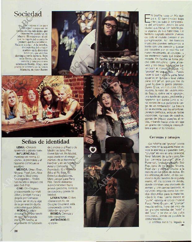 BLANCO Y NEGRO MADRID 14-03-1993 página 28