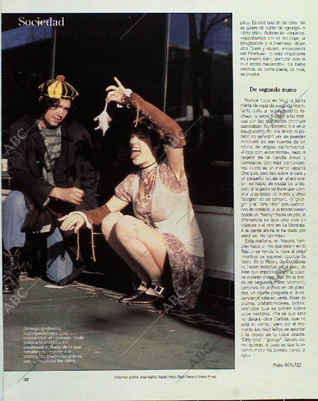 BLANCO Y NEGRO MADRID 14-03-1993 página 32