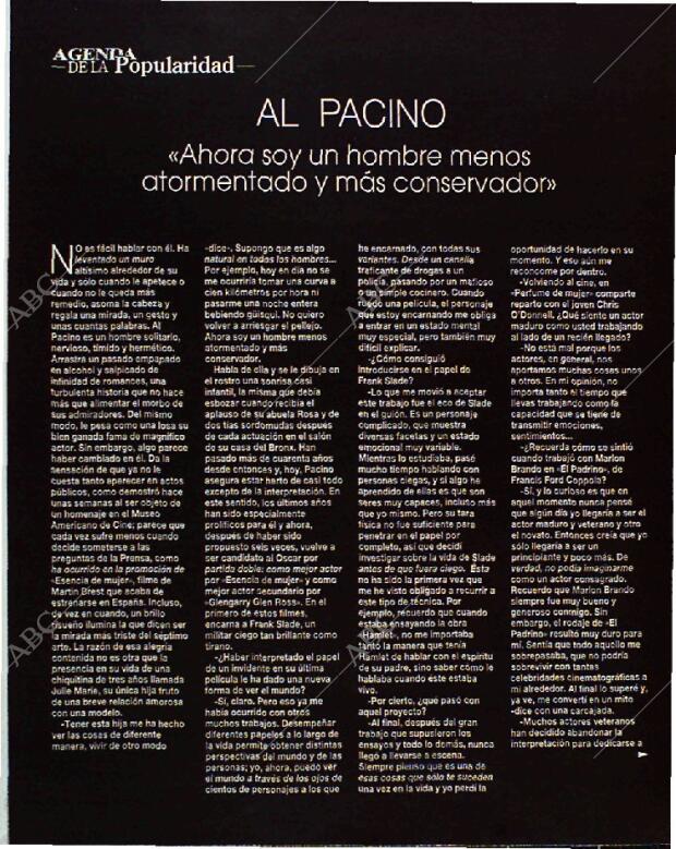 BLANCO Y NEGRO MADRID 14-03-1993 página 40