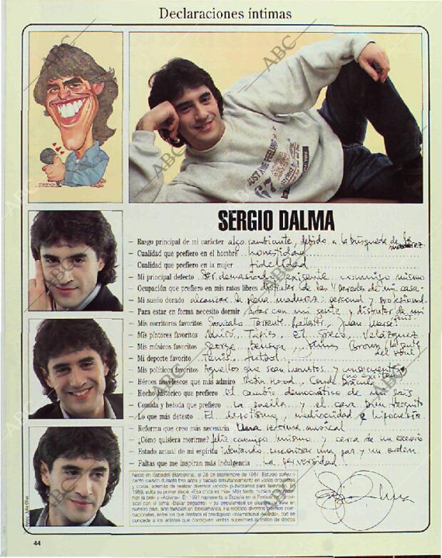 BLANCO Y NEGRO MADRID 14-03-1993 página 44