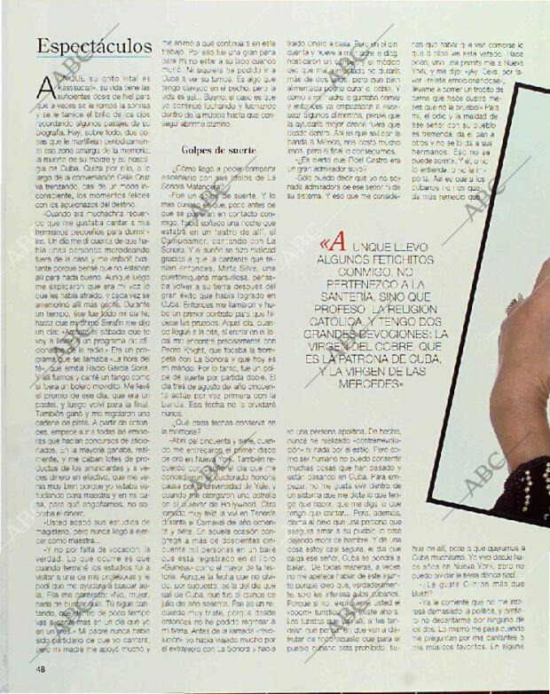 BLANCO Y NEGRO MADRID 14-03-1993 página 48