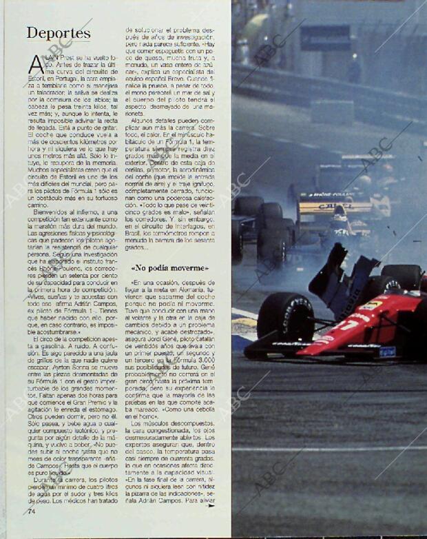 BLANCO Y NEGRO MADRID 14-03-1993 página 74