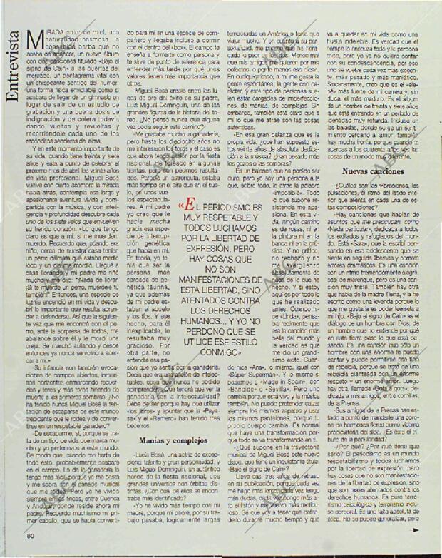 BLANCO Y NEGRO MADRID 14-03-1993 página 80